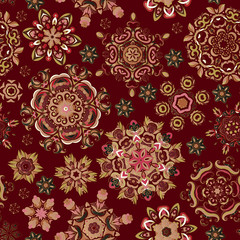 seamless christmass pattern, snowflakes on a light background