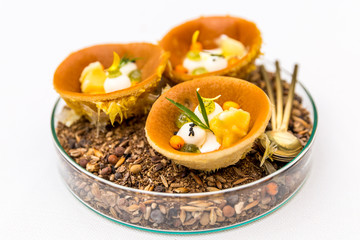 Dessert in an Orange Peel