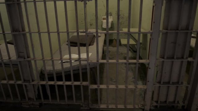 Empty cell, Alcatraz Island.