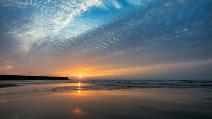 Obraz premium sunset beach