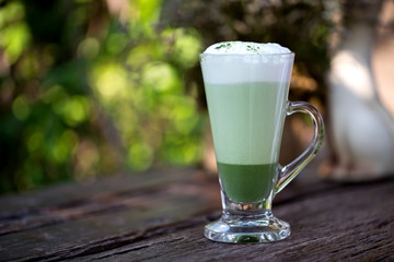 Green tea latte