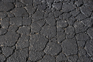 cracked asphalt road surface background