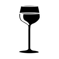wine glass icon image vector illustration design 