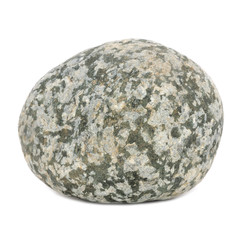 Mottled Stone Isolated on White Background