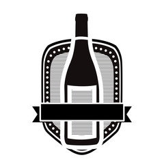 wine bottle icon image vector illustration design 