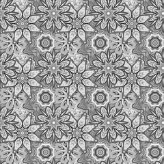 Floral seamless pattern with flowers.