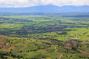 Fototapeta premium Stunning areal view from Mount