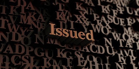 Issued - Wooden 3D rendered letters/message.  Can be used for an online banner ad or a print postcard.