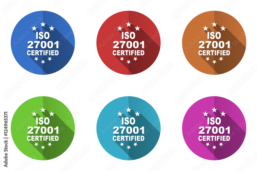 Poster flat design vector icon set