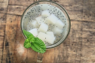 jelly with basil seed