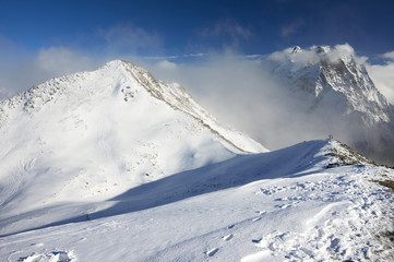 Winter mountain landscape