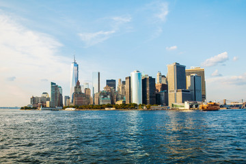 Naklejka premium Skyline z Nowego Jorku
