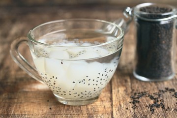 jelly with basil seed