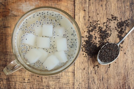 Jelly With Basil Seed