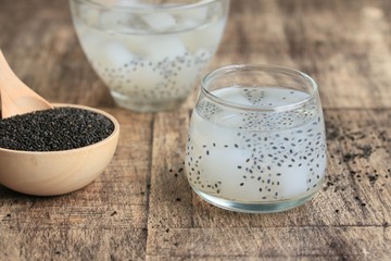jelly with basil seed