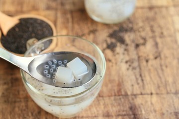 jelly with basil seed