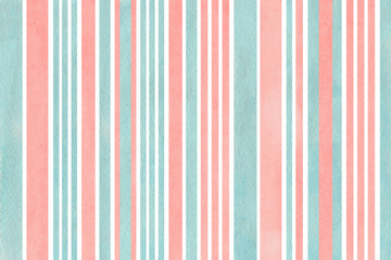 Watercolor striped background.