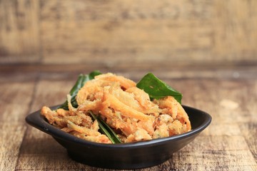 fried fish with herb