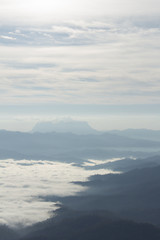 Sea Of Mist With Doi Luang Chiang Dao, View Form Doi Dam in Wian