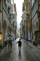 pedestrians in street