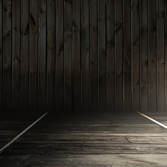 old wooden interior