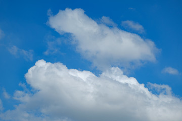 Obraz na płótnie Canvas Blue sky with cloud background for backdrop background use