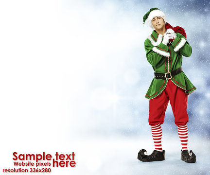 elf and xmas time 