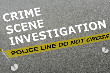 Fototapeta na wymiar Crime Scene Investigation concept