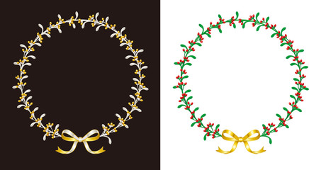 木の実のフレーム