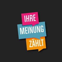 Ihre Meinung zählt