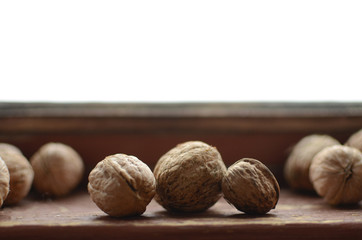 Still-life with walnuts