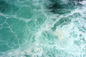 sea surface top view