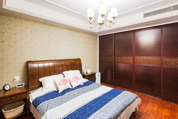 interior of modern bedroom