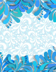 Christmas vector background. 3d colorful illustration. Elements for your design. Eps10