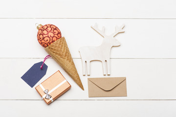 Colorful Christmas or New Year decoration