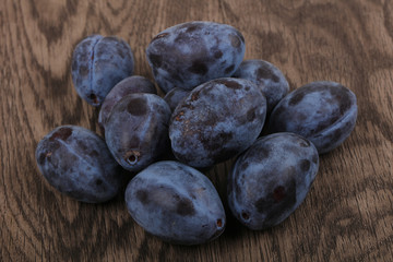 Ripe sweet Plums