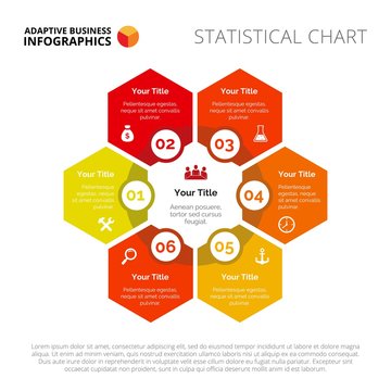 Hexagon Infographic Diagram Template