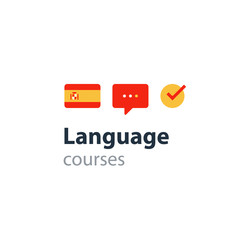 Spanish as a second language. Fluent speaking, foreign language courses