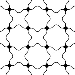 Abstract geometric black and white hipster fashion pillow pattern