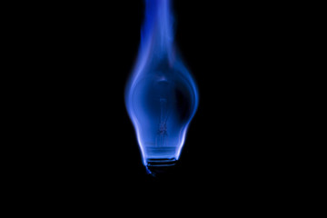 Blue flame bulb