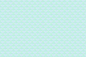 Chinese blue seamless pattern dragon fish scales simple seamless pattern Nature background with japanese wave circle pattern vector