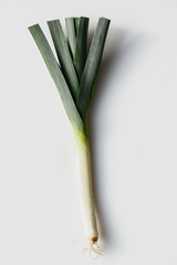 Fresh leek, single stem
