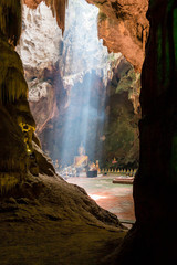 Temple in a cave, Khao Luang