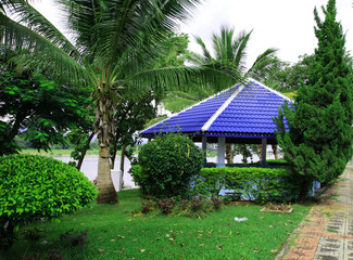 Pavilion in the park in thailand