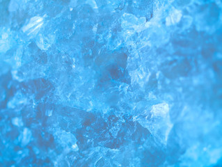 blue azure background and texture. crystal texture. abstract design