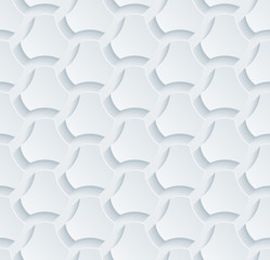 White perforated paper.