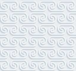 White perforated paper.