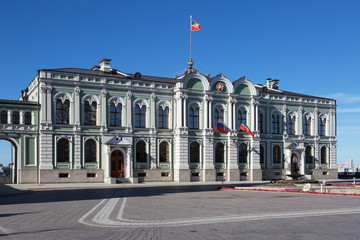 Fototapeta na wymiar Russia, Kazan, palace of the president of the Republic of Tatarstan