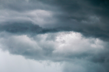 Fototapeta na wymiar dark storm clouds before rain