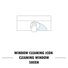 Window cleaning icon.